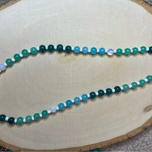 Elegant Green Beaded Necklace